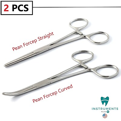 #ad Pean Forcep Curved Locking Clamps Stainless Fishing Hemostat forceps 5quot; $9.99