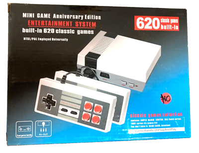#ad Nintendo retro Mini Game Anniversary Edition Entertainment System 620 In 1 AU $28.95