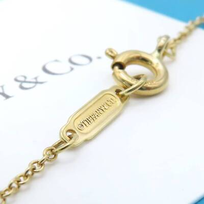 #ad Tiffany Co. Tiffany Yellow Gold Medium Necklace Chain Au750 K18 45cm HA21 $485.46