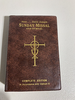 #ad New Saint Joseph Sunday Missal And Hymnal Complete Edition 9780899428208 90000 $6.45