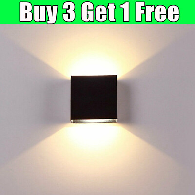 #ad Cube LED Wall Lights Modern Up Down Sconce Lighting Fixture Lamp Indoor Hallway $9.97