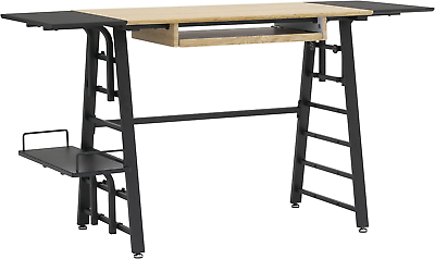#ad Calico Designs Convertible Art Drawing Computer Desk for Kids in Ashwood Graphit $162.99