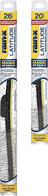 #ad Water Repellent Wiper Blades 26quot; and 20quot; Windshield Wipers Pack Of 2 $33.29