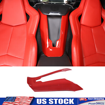 #ad ABS Red Interior Waterfall Wireless Charger Trim Cover Fits Corvette C8 2020 24 $87.99