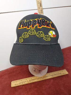 #ad Flappy Bird 3D Embroidered Happy Birds Cap Snapback Black Hat $5.00