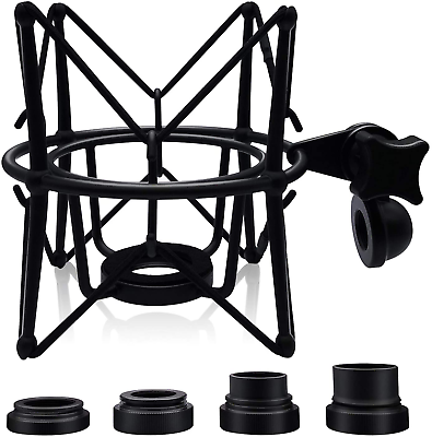 #ad Microphone Shock Mount Mic Holder anti Vibration Spider Shockmount Compatible $46.99