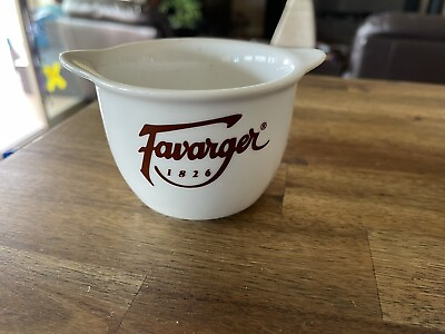 #ad RARE FAVARGER SWISS CHOCOLATE CUP BOWL SWITZERLAND White $10.19