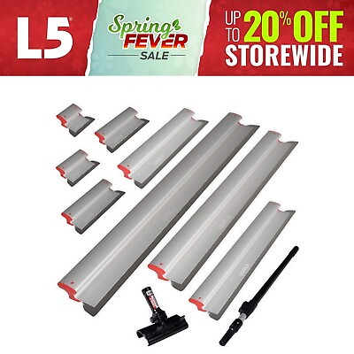 #ad LEVEL5 Drywall Skimming Blades 10 pc Stainless Steel w Adapter Handle 5 446 $778.52