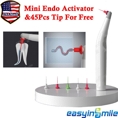 #ad Dental Endodontic Sonic Activator Irrigator MINI Ultra Clean For Kids45Pcs Tips $220.00