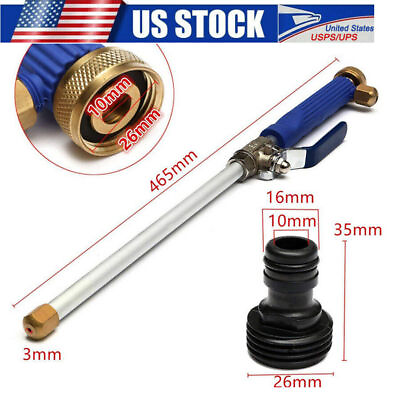 #ad Pressure Power Washer Wall Water Spray Gun Nozzle Wand Attachment High Hose Jet $7.99