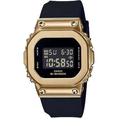 #ad Casio G Shock Digital Metal Resin Black Gold Women#x27;s Watch GMS5600GB 1D $159.95