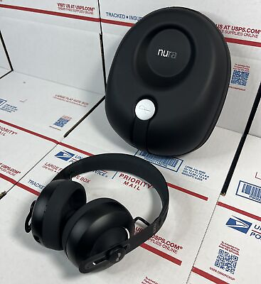 #ad NURA Nuraphone 100B Bluetooth Headphones Over Ear with Ear Buds No Cable MINT $69.99