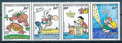 #ad BIN4171 New Caledonia 1992 Cartoons Airmail good set of stamps very fine MNH $2.00