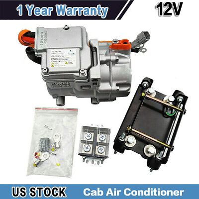 #ad 14CC DC 12V Air Conditioner Electric Air Conditioning Compressor For Auto Truck $499.99