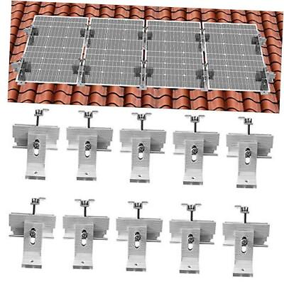 #ad Roof Solar Panel Mounting Bracket System Kit for 1 4 Pieces Solar Panels $97.45