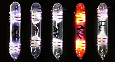 #ad Complete Set of noble gases sealed in ampoules Helium neon argon krypton xenon $56.68