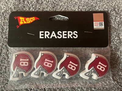 #ad Alabama Football pencil erasers 4 pack New $4.00