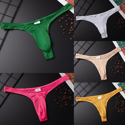 #ad Lowrise Mens Sexy U Convex Pouch Briefs Bikini G String Boxer Underwear Panties $6.09