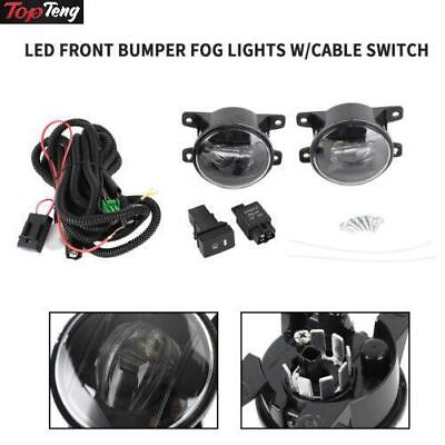 #ad #ad Front LED Fog Light Driving Lamp Switch Wiring Kit For Honda Civic 2022 $56.61