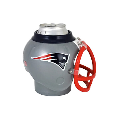 #ad New England Patriots NFL Mini FanMug Desk Caddy Helmet Removable Cup Gray Blue $27.99