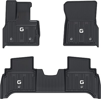 #ad 3W Floor Mats TPE For 2019 2023 Mercedes Benz G Class All Weather 1st amp; 2nd Rows $152.99