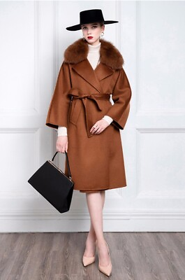 #ad Custom Made to order Faux Fur Collar Parka Overcoat Outwear Plus SZ 1x 10x Y358 $249.99