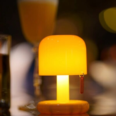 #ad Mini Sunset Night Light Touch Sensor Mushroom Atmosphere Bedside Lamp USB Charge $12.13