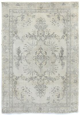 #ad Classic Floral Vintage Stone Washed 6X9 Distressed Oriental Rug Antique Carpet $484.00