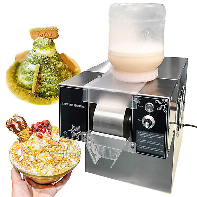 #ad Wixkix Korean Shaved Ice Machine Snowflake Ice Maker 132 lbs 24H Commercial US $474.99