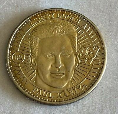 #ad 1997 98 Pinnacle Mint Collection Coins Brass Paul Kariya #02 🏒NHL HOF🏒 $3.46