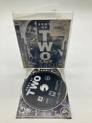 #ad Army of Two 2 Sony PlayStation 3 PS3 2008 Complete Tested amp; RESURFACED $5.95