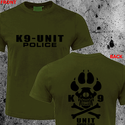 #ad New K 9 Special Unit Police Dog Canine T shirt HQ $22.75