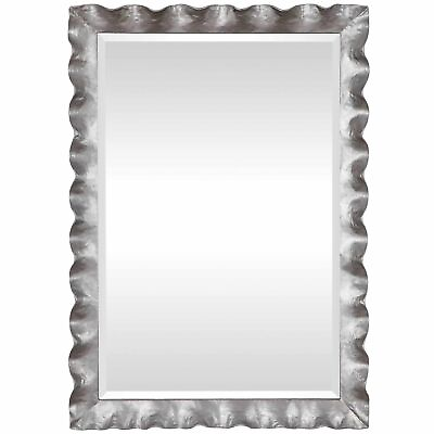 #ad Uttermost 09571 Haya 40quot; x 28quot; Elegant Contemporary Silver Silver $380.60