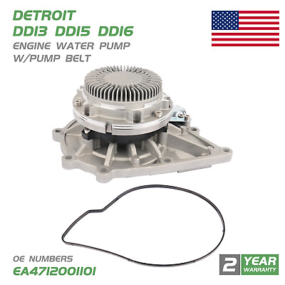 #ad Variable Speed Water Pump EA4712001101 For Detroit DD16 DD15 for Freightliner $218.00