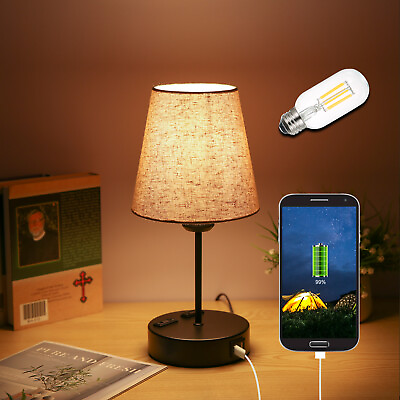 #ad Table Lamp Bedside Lamp Nightstand Lamp Touch Control For Living Room Lamp G6R5 $32.99