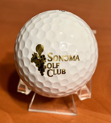 #ad Vintage Sonoma Golf Club California Older Logo Golf Ball $11.99
