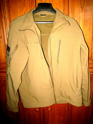 #ad CONDOR 606 PHANTOM SOFT SHELL JACKET Mens Medium Tan Tactical Outdoor Jacket EUC $35.99