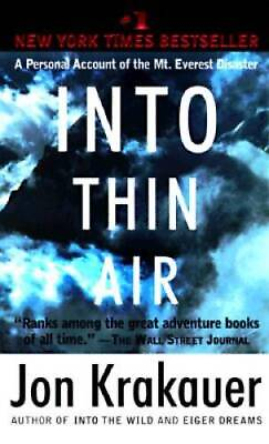 #ad Into Thin Air Audio CD By Krakauer Jon VERY GOOD $5.67