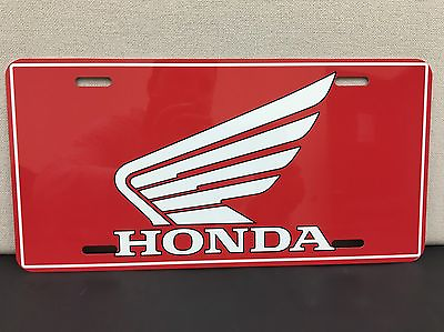 #ad Honda Motorcycle Logo License Plate $14.99