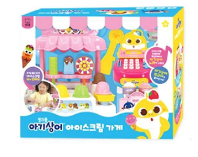 #ad NEW Pinkfong Baby Shark Ice Cream Shop Talking Cashier Play toy FREE SHIPPING $92.60