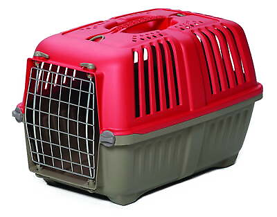 #ad Hard Sided Pet Carrier 22quot; Red 1 Door $23.99