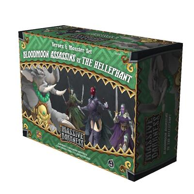 #ad Massive Darkness Heroes and Monster Set: Bloodmoon Assassins vs The Hellephant $56.23
