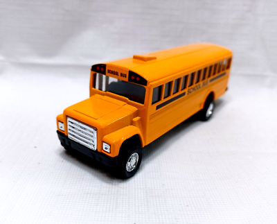 #ad 2020 Toysmith Pull Back School Bus Yellow 5quot; $14.99