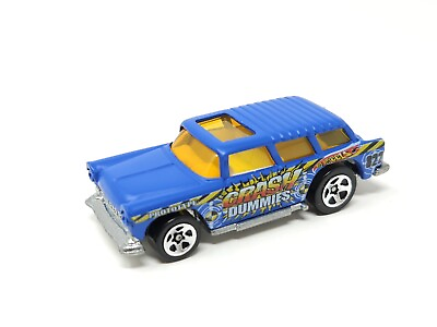 #ad Hot Wheels Chevy Nomad Station Wagon Crash Dummies Blue Loose 1:64 Diecast $7.96