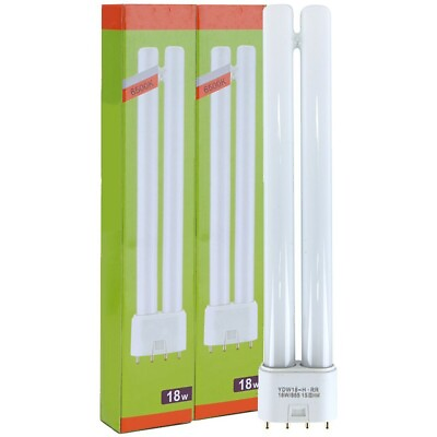 #ad 24W Fluorescent Light Bulbs Suitable for Indoor Lamps Wall Lamps Pack of 2 $25.45