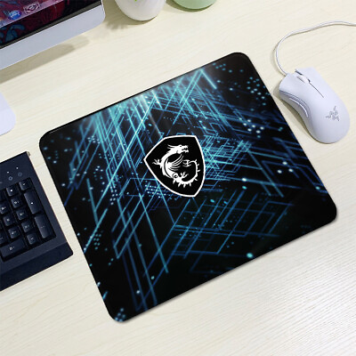 #ad FOR MSI Durable Mousepad Desk Protector Gamer 240x200x2mm Keyboard Mousepad YK8 $0.99