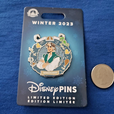 #ad 2023 Disney Parks Winter Tangled Flynn Rider Pascal Snuggly Duckling LE Pin $24.99
