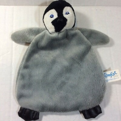#ad Comfort Pure Happy Feet Mumble Penguin Lovey Comforter Security Soft Toy Warner $15.29
