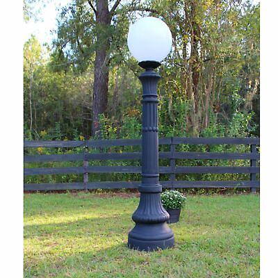 #ad Pair of Antique Style Outdoor Walkway Pole Lights 48 Inches $867.90