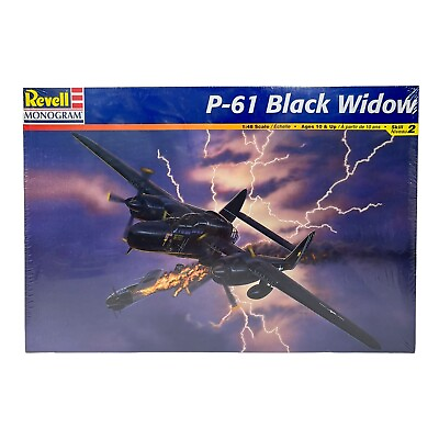 #ad Revell 85 7546 NORTHROP P 61 BLACK WIDOW 1:48 WWII Night Fighter Aircraft Sealed $19.99